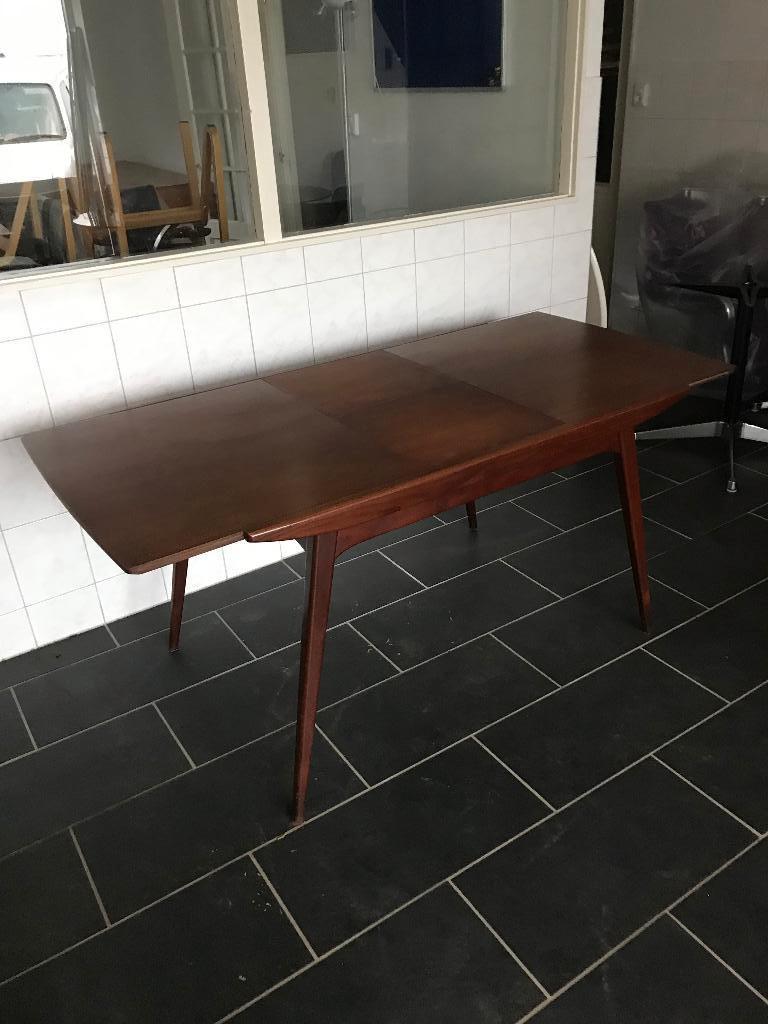 Webe Van Teeffelen Vintage uitschuifbare tafel bureau IZGS, Ophalen of Verzenden