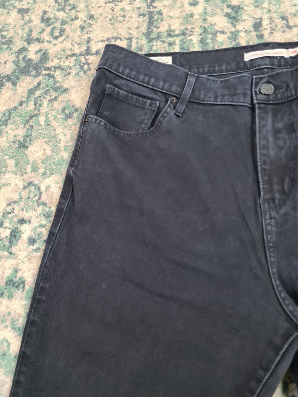 Levi’s 712 High-rise skinny W34 L30 Dames Tulsi3430, Verzenden, Zwart, Zo goed als nieuw, W30 - W32 (confectie 38/40)