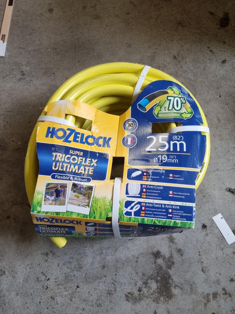 Hozelock Super Tricoflex Ultimate Tuinslang 25m x 19mm, Tuin en Terras, Tuinslangen, Ophalen, Nieuw, Tuinslang