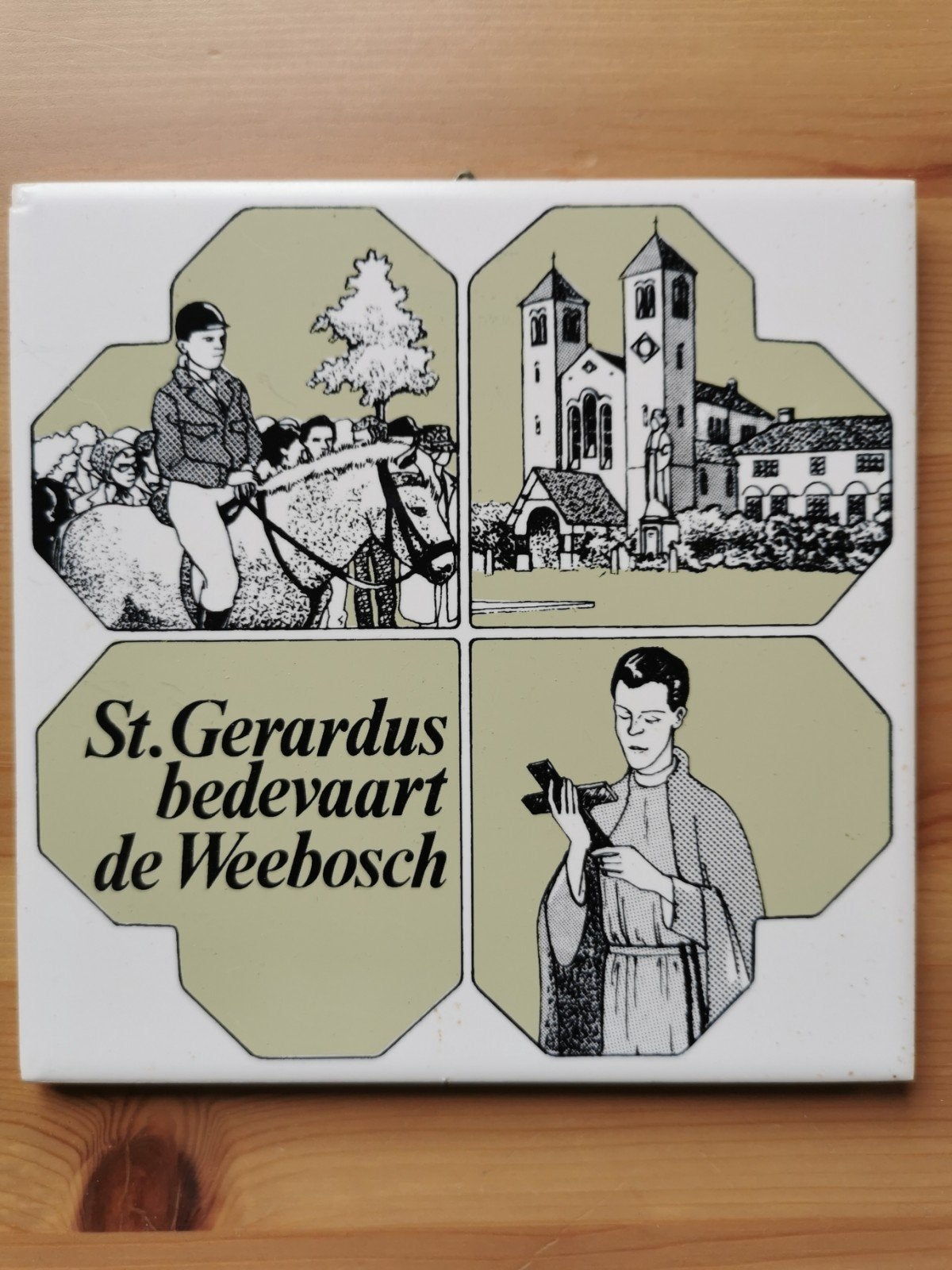 Wandtegel Gerardus van Majella, Antiek en Kunst, Ophalen of Verzenden