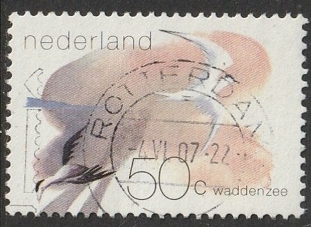 Nederland 1982 1268 Wadden 50c, Gest Rotterdam, Postzegels en Munten, Ophalen of Verzenden, Na 1940, Gestempeld