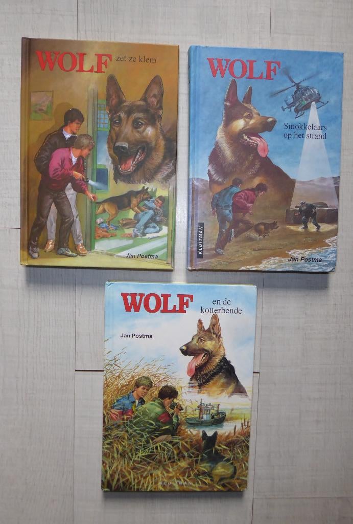 Wolf boeken; 3 stuks, Boeken, Ophalen of Verzenden, Zo goed als nieuw, Jan Postma, Fictie