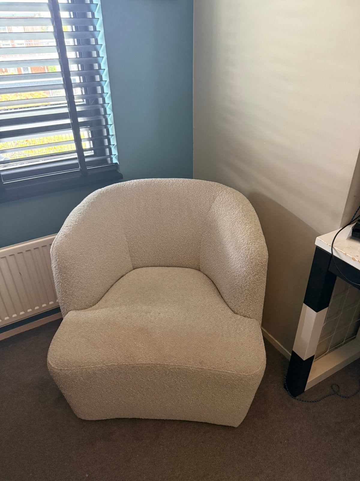 Prachtige teddy fauteuil, Huis en Inrichting, Ophalen, Overige materialen, Eenpersoons, Zo goed als nieuw