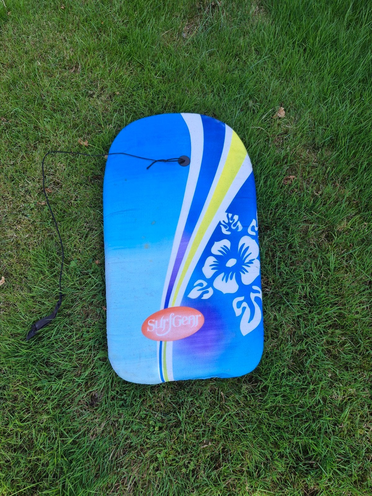 Bodyboard SurfGear blauw met koord, Watersport en Boten, Ophalen, Gebruikt, Met koord