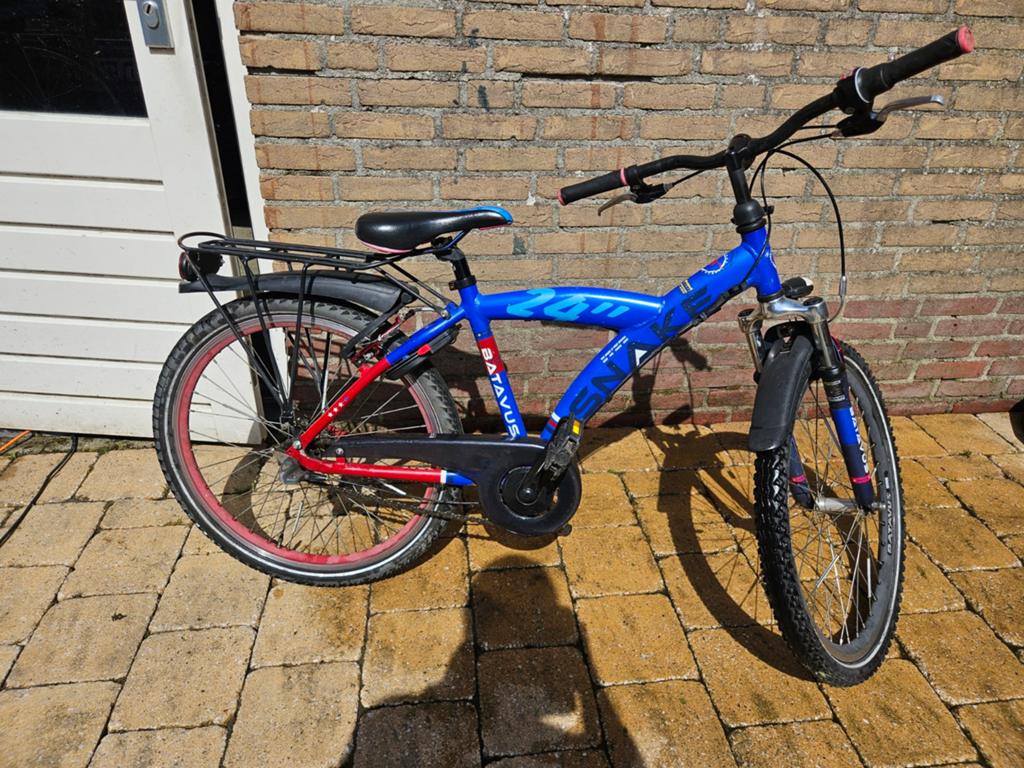 Batavus Snake jongensfiets 24 inch, Fietsen en Brommers, Fietsen | Jongens, Gebruikt, 24 inch, Versnellingen, Ophalen