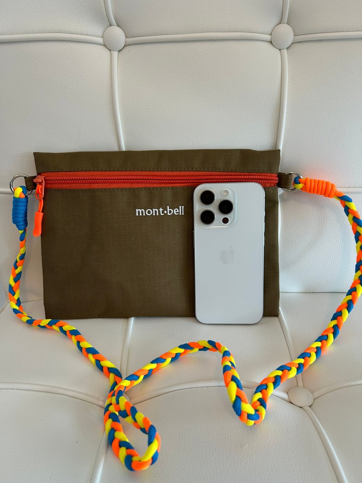 Montbell Lightweight Sacoche / Crossbody Bag (Khaki), Ophalen of Verzenden, Zo goed als nieuw, Blauw, Schoudertasje