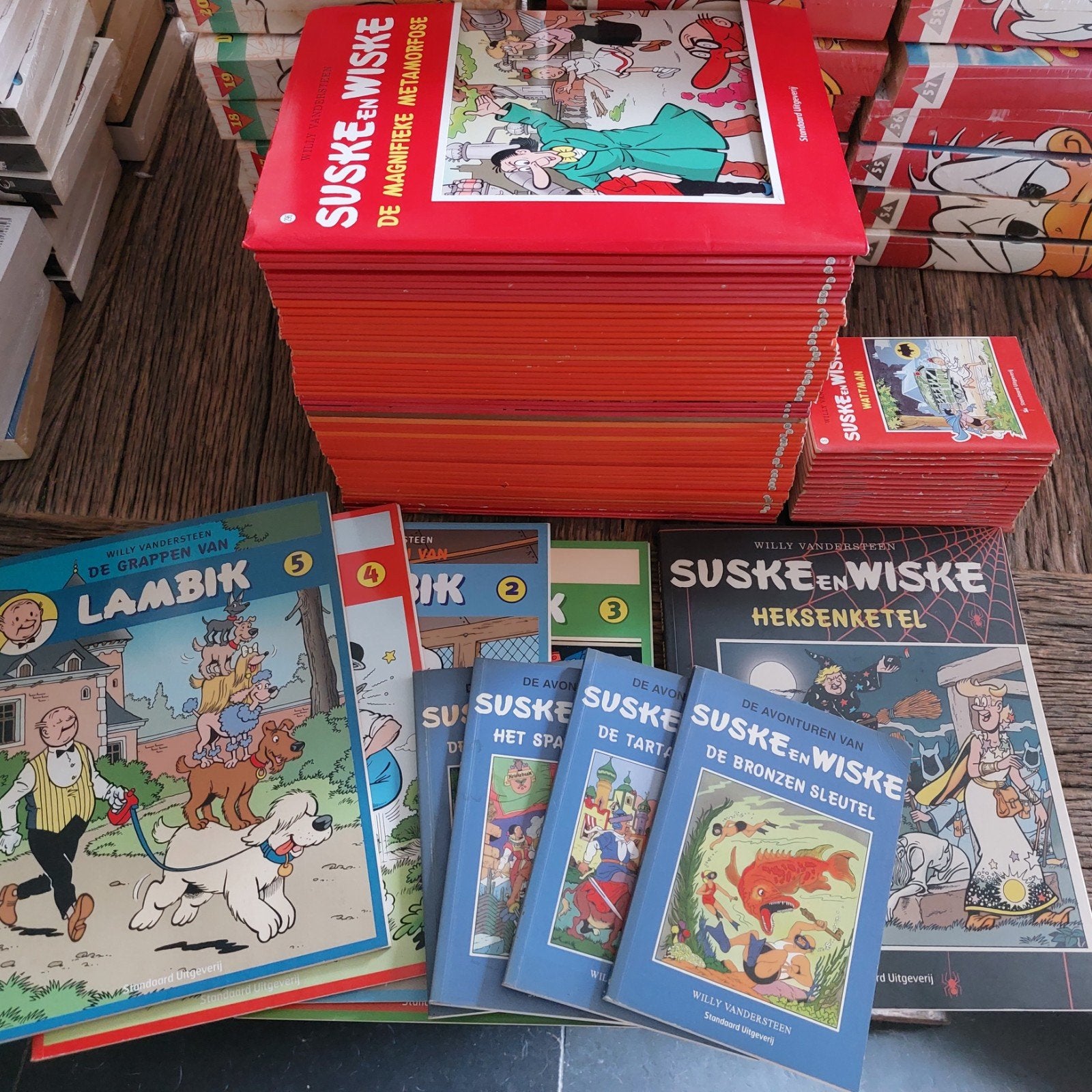 Verzameling 78 x  Suske en Wiske, Meerdere stripboeken, Ophalen of Verzenden, Gelezen, Willy Vandersteen