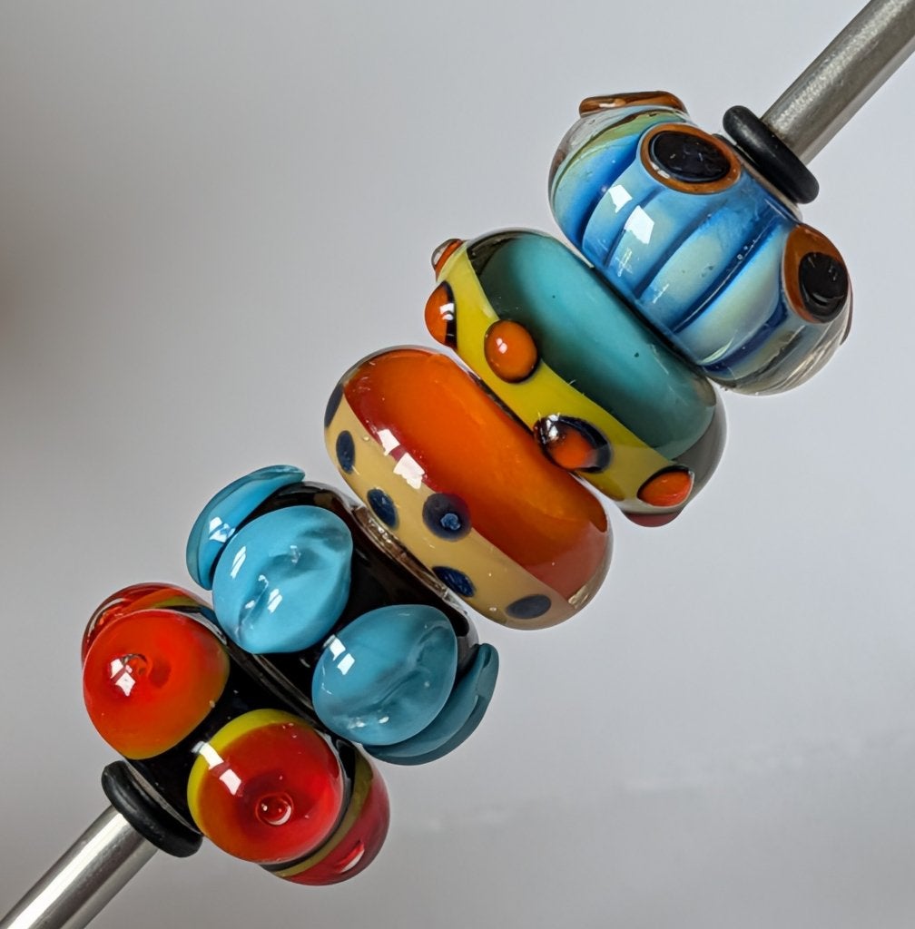 Trollbeads DROMEN VAN VRIJHEID SET (5 stuks), samen €170, Gebruikt, -, Verzenden, -