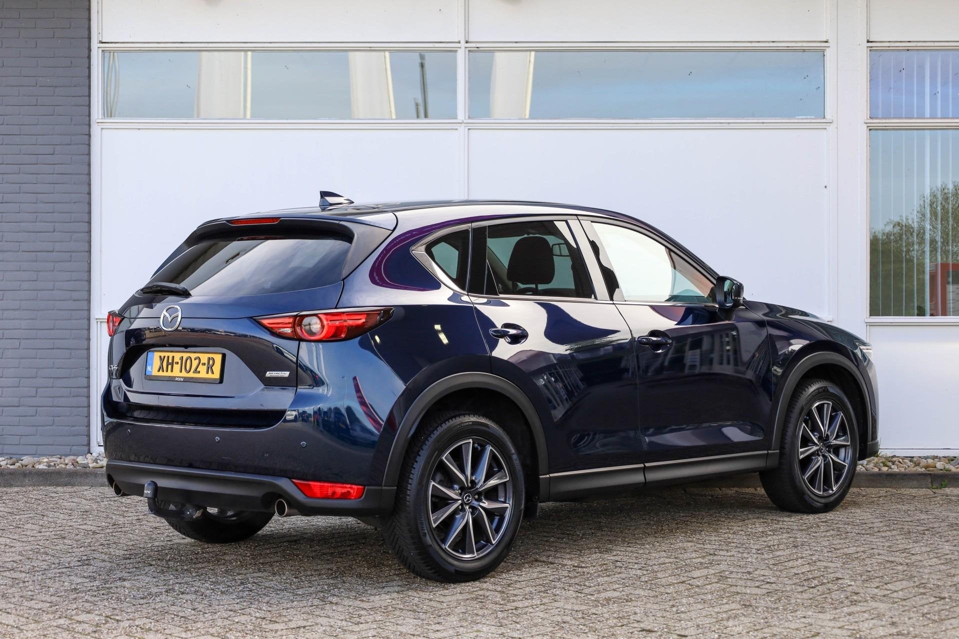 Mazda CX-5 2.0 SkyActiv-G 165pk AUT GT-M | Trekhaak | Leder, Auto's, 15 km/l, 4 cilinders, Blauw, Bedrijf