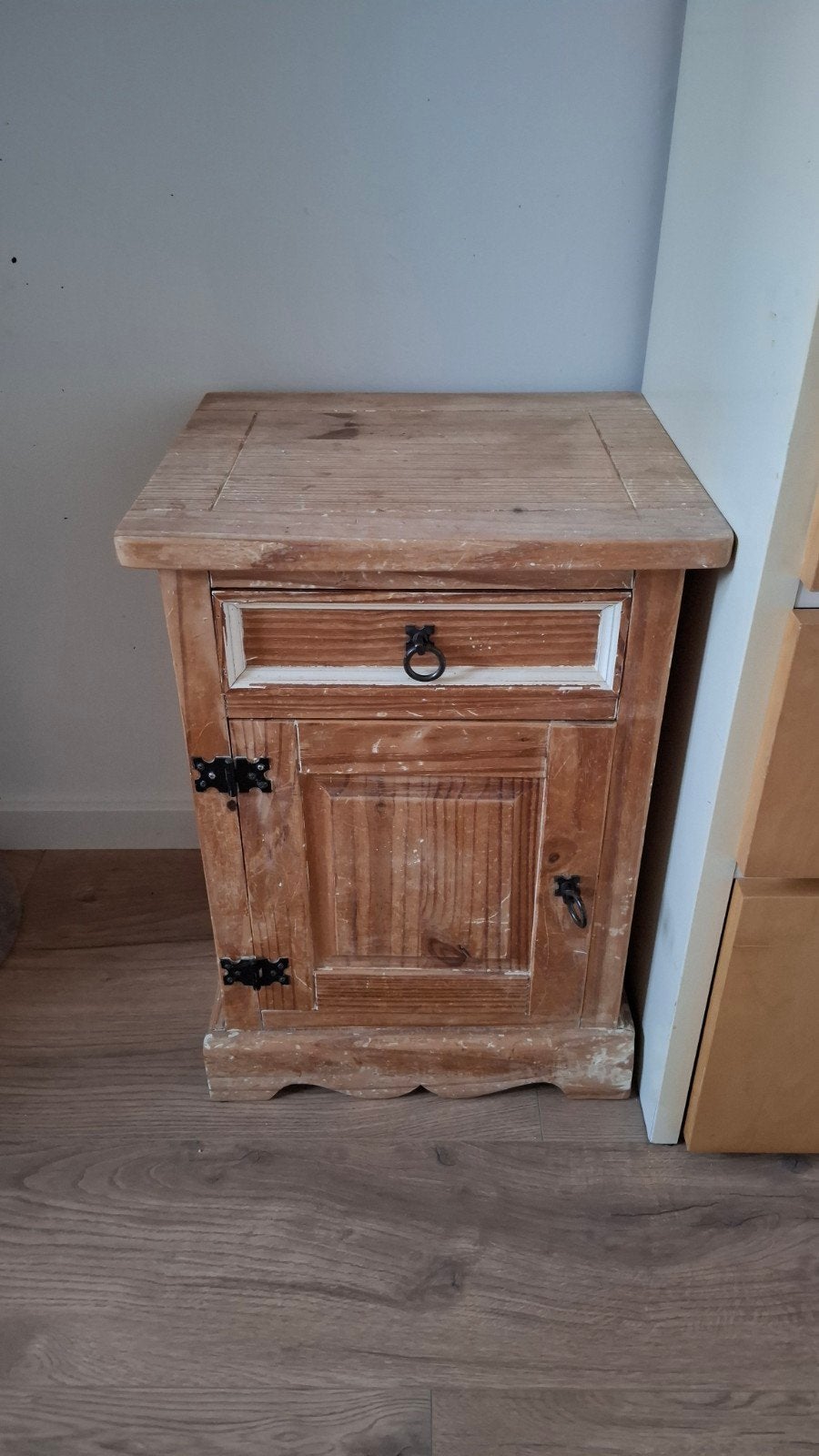 Grenen kastje, Ophalen, Gebruikt, Minder dan 45 cm, 55 tot 70 cm