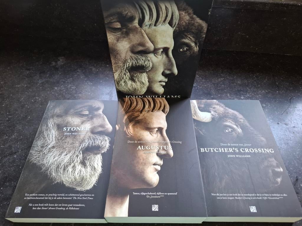 John Williams - Stoner ; Butcher's Crossing ; Augustus, Ophalen of Verzenden, Nieuw, John Williams