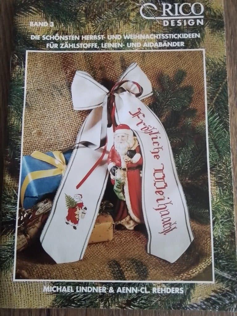 Rico kerstboekje nr 3, Ophalen of Verzenden, Zo goed als nieuw, Handborduren, Patroon