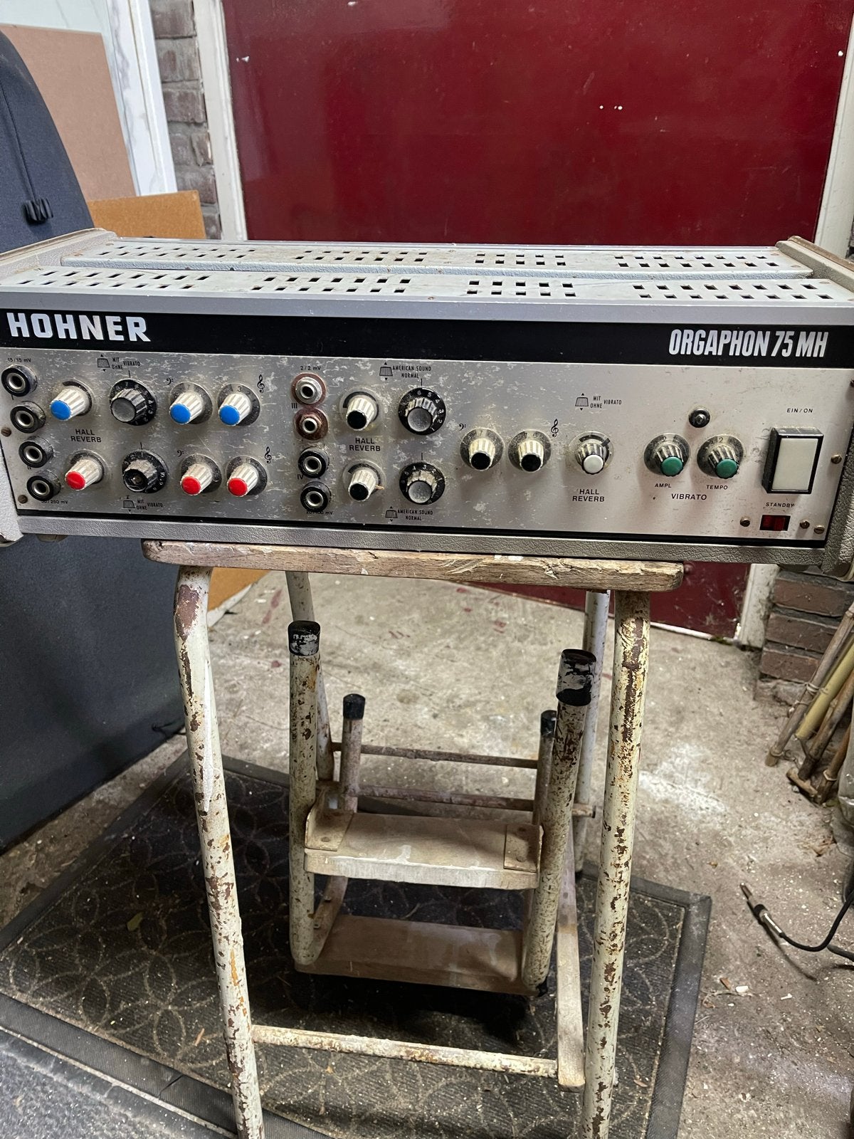 Hohner Orgaphon 75 MH Vintage buizen versterker, Ophalen, Gebruikt