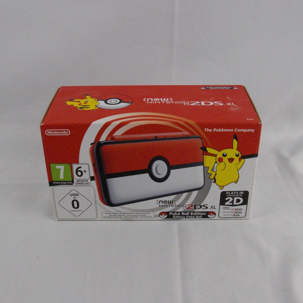 New Nintendo 2DS XL Pokeball Editie | compleet A-grade | PAL, Nintendo, Gebruikt, Support@nintendo.com, 11-1 Hokotate-cho, Kamitoba, Minami-ku
Kyoto 601-8501
Japan