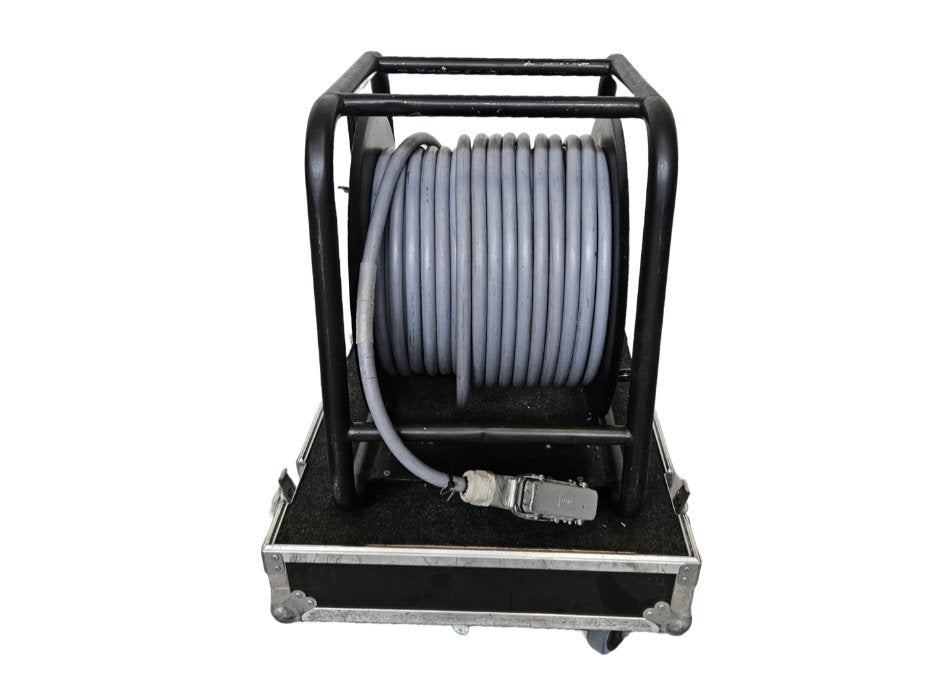 H108 40m incl haspel 68 x 60 x 90 INCL. flightcase ex bTW, Ophalen, Gebruikt, Overige instrumenten, Flightcase