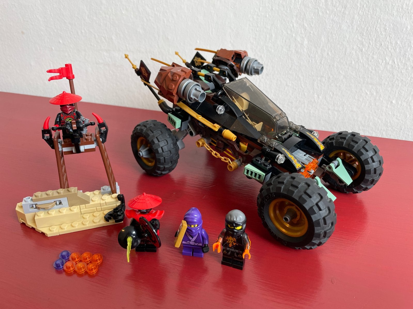 Lego Ninjago 70589 Cole's Rock Roader - Mist boekje 1, Ophalen of Verzenden, Gebruikt, Overige merken