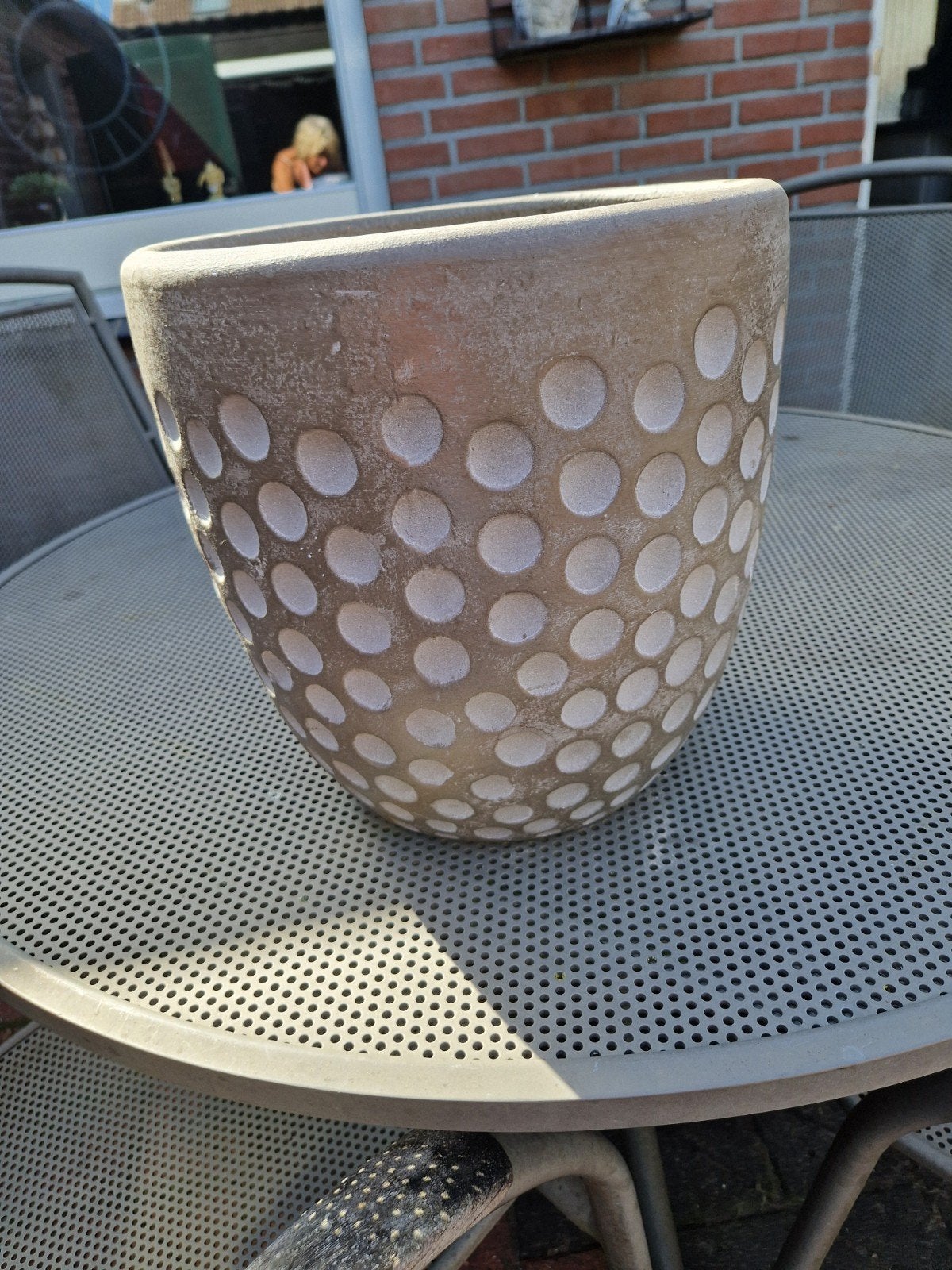 grote bloempot, Huis en Inrichting, Woonaccessoires | Vazen, Ophalen