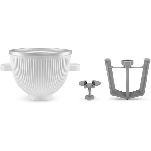 Kitchenaid ROOMIJSMAKER  5KSMICM NIEUW, 4 liter of meer, Ophalen of Verzenden, Zo goed als nieuw, 3 snelheden of meer