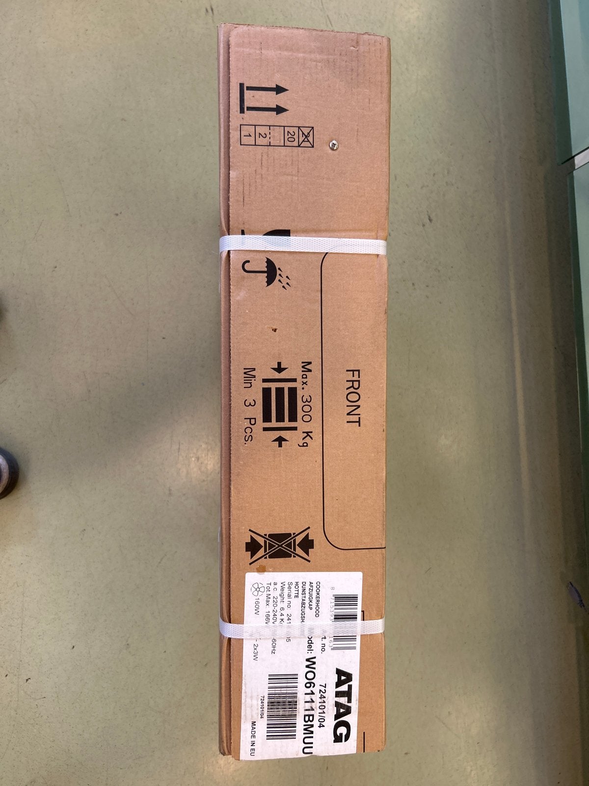 Nieuwe ATAG Afzuigkap Model WO611BMUU - Ongebruikt in doos, Witgoed en Apparatuur, Afzuigkappen, Ophalen, Minder dan 200 m³ per uur