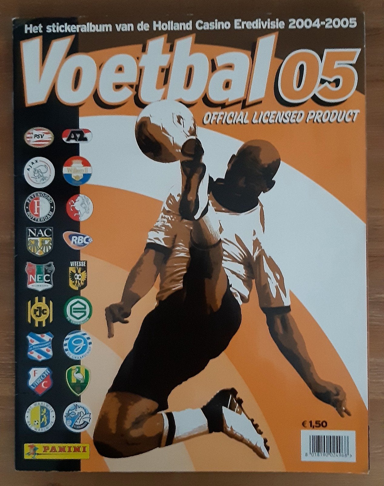 Panini voetbal 05 2005 - gezocht 4 ontbrekende plaatjes, Ophalen of Verzenden, Zo goed als nieuw, Overige binnenlandse clubs, Poster, Plaatje of Sticker