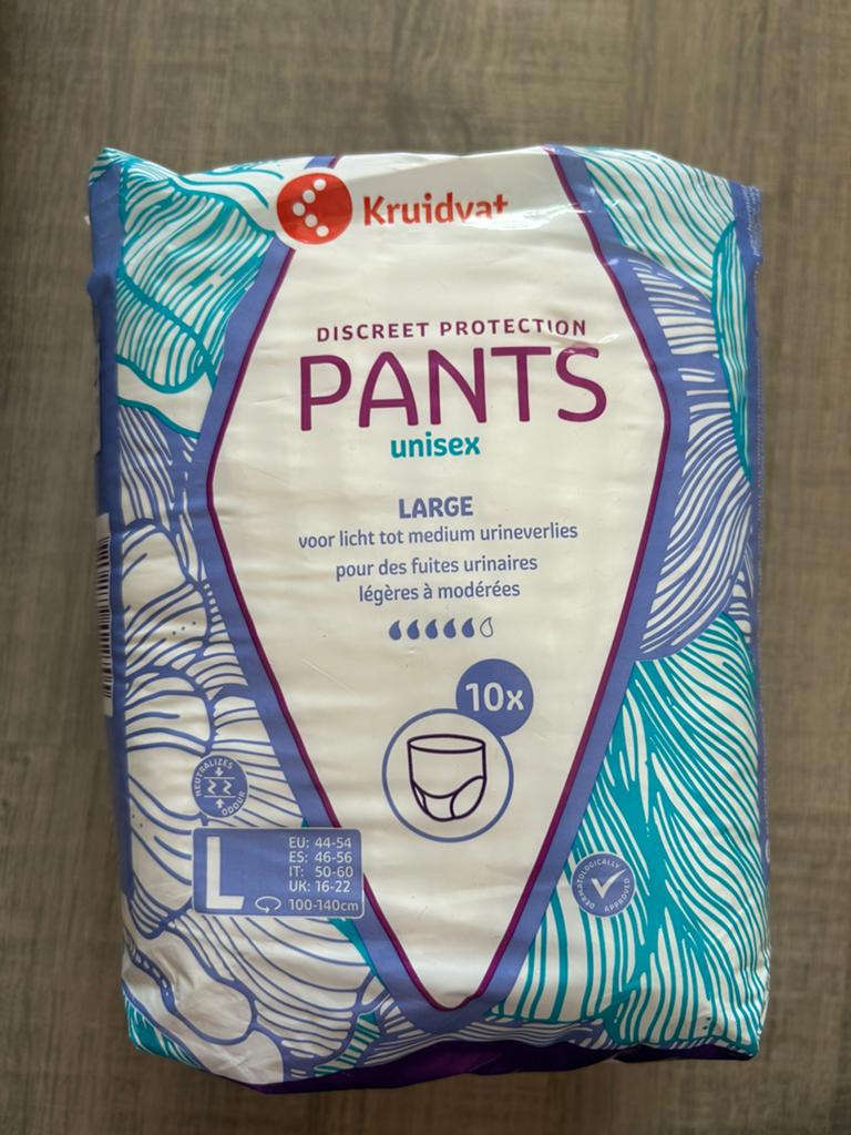 Discreet protection Pants Unisex maat L (NIEUW), Ophalen of Verzenden, Nieuw, Overige typen