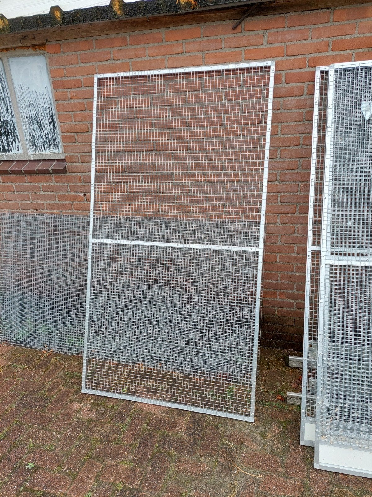 Div volière panelen met morsrand, Dieren en Toebehoren, Ophalen, Aluminium, Volière