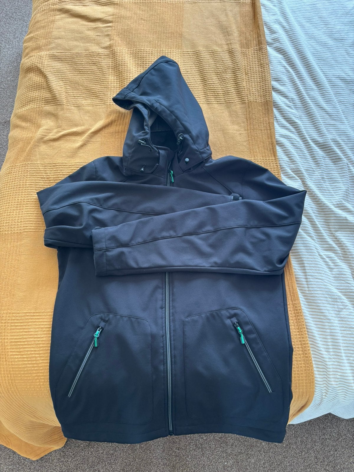 Printer Softshell Jas - M, Ophalen of Verzenden, Zo goed als nieuw, Maat 48/50 (M), Zwart