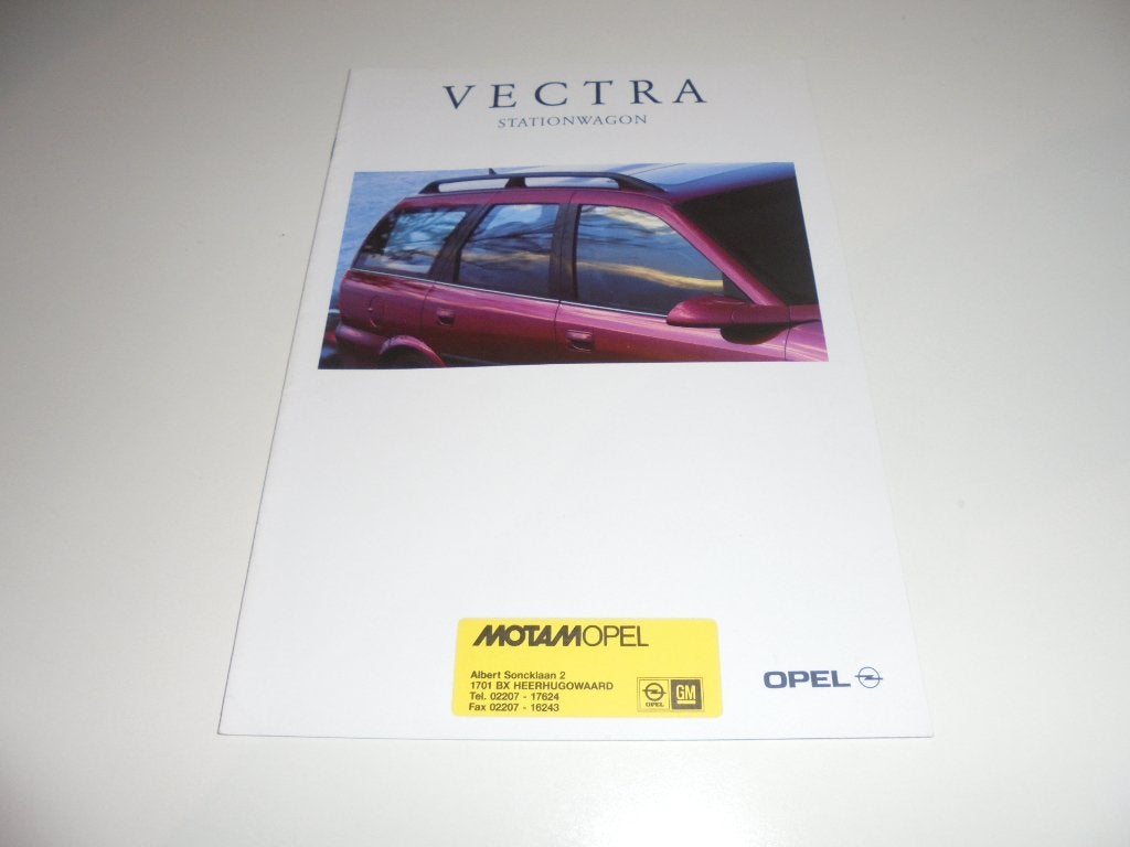brochure Opel Vectra Stationwagon  1997, Ophalen of Verzenden, Zo goed als nieuw, Opel