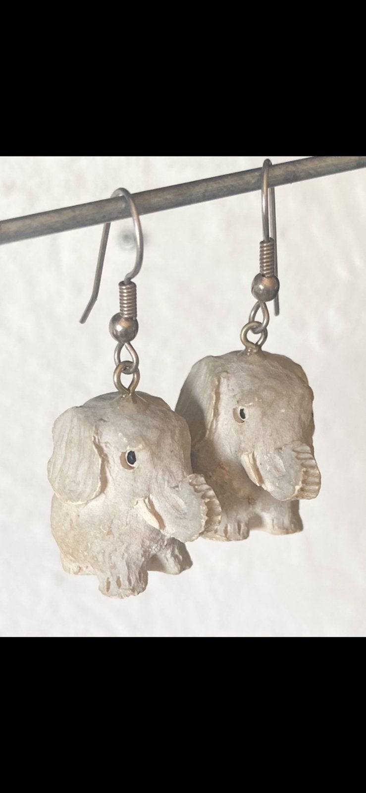 grappige JAREN 70 OORHANGERS ‘OLIFANTEN’, Sieraden, Tassen en Uiterlijk, Oorbellen, Overige materialen, Hangers, Ophalen of Verzenden