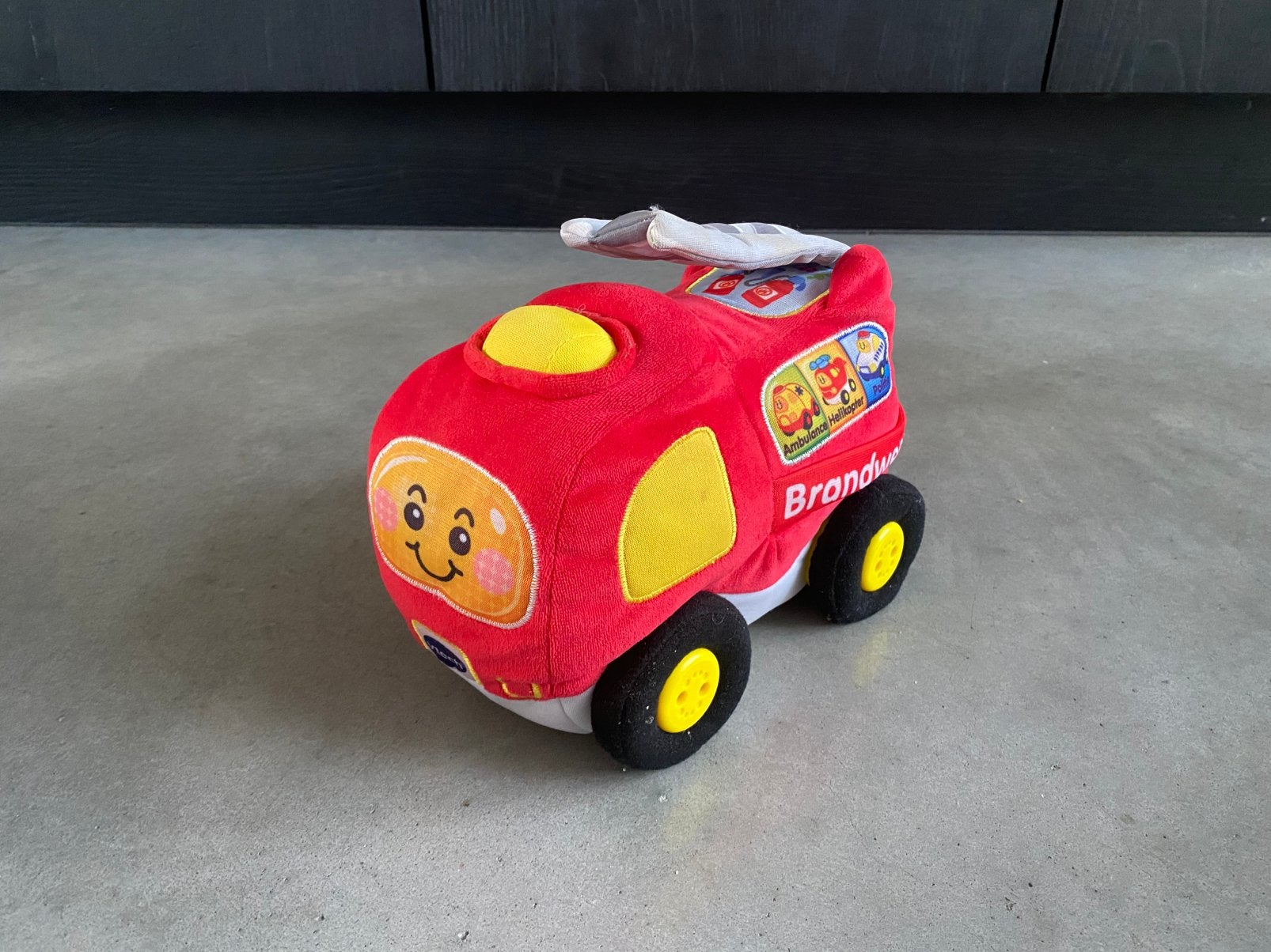 Vtech Toet Toet auto Knuffel en leer brandweerauto, zgan, Ophalen of Verzenden, Zo goed als nieuw