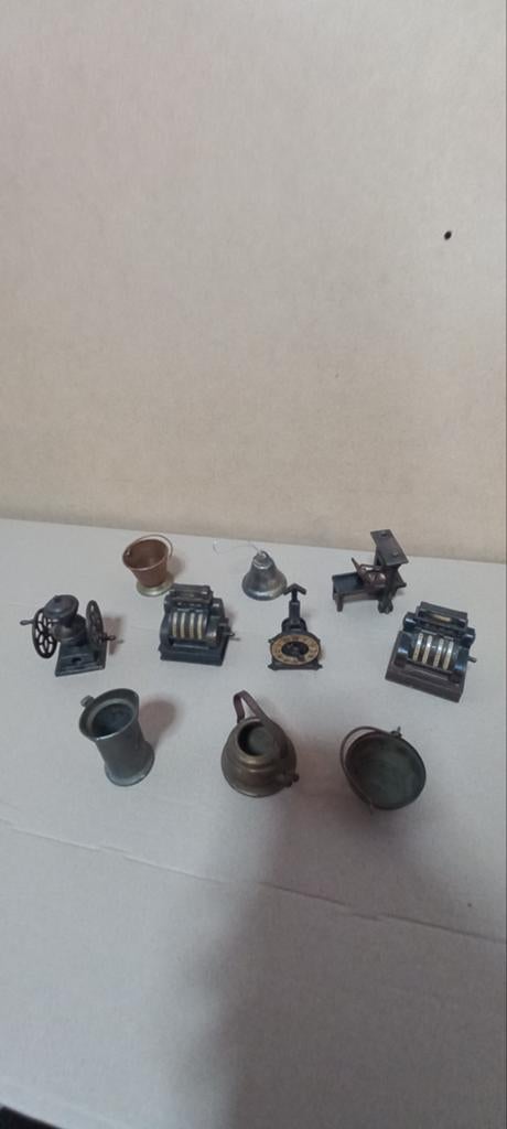 Miniatuur Antieke Apparaten Set - Decoratieve Collectie, Ophalen of Verzenden