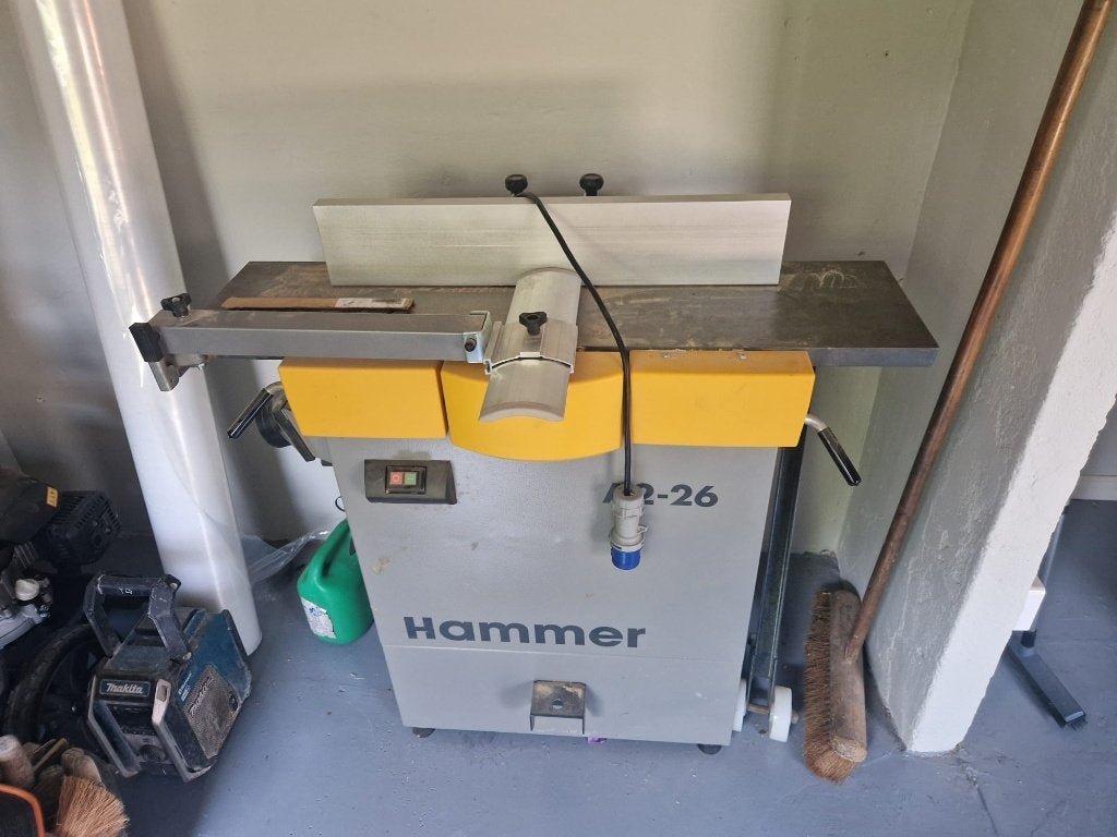 Vlak-vandikteschaafmachine Hammer A2-26, Ophalen, Zo goed als nieuw, Elektrisch