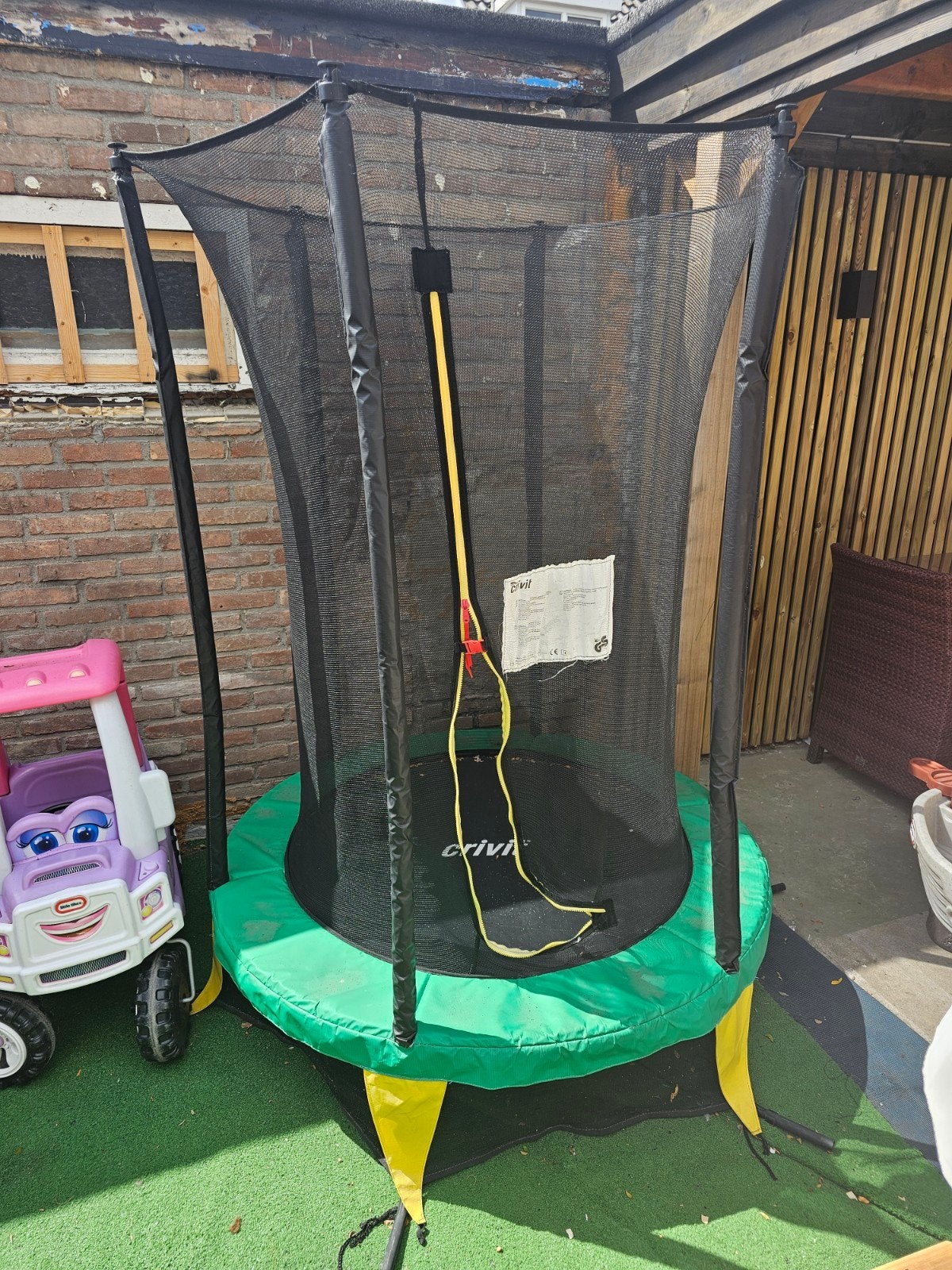 Trampoline, Kinderen en Baby's, Speelgoed | Buiten | Trampolines, Ophalen, Zo goed als nieuw