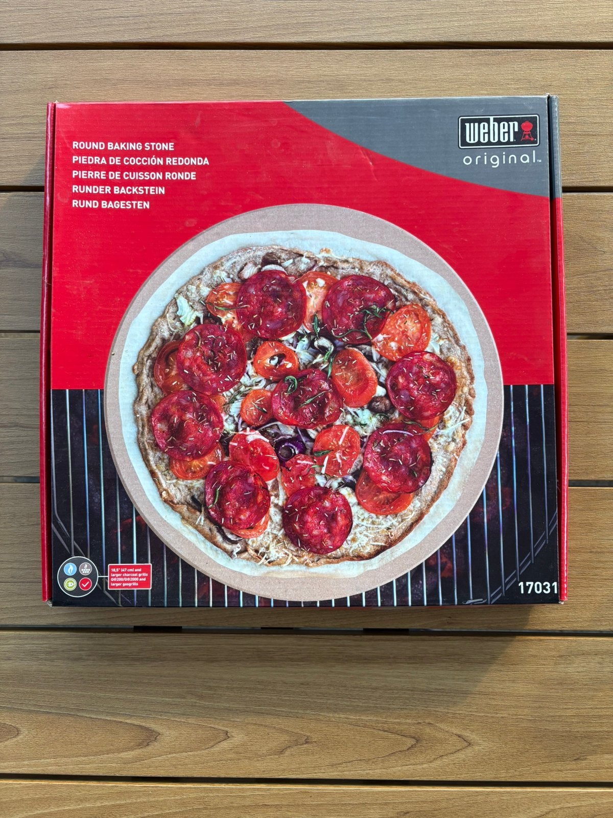 Weber pizzasteen, Ophalen, Nieuw