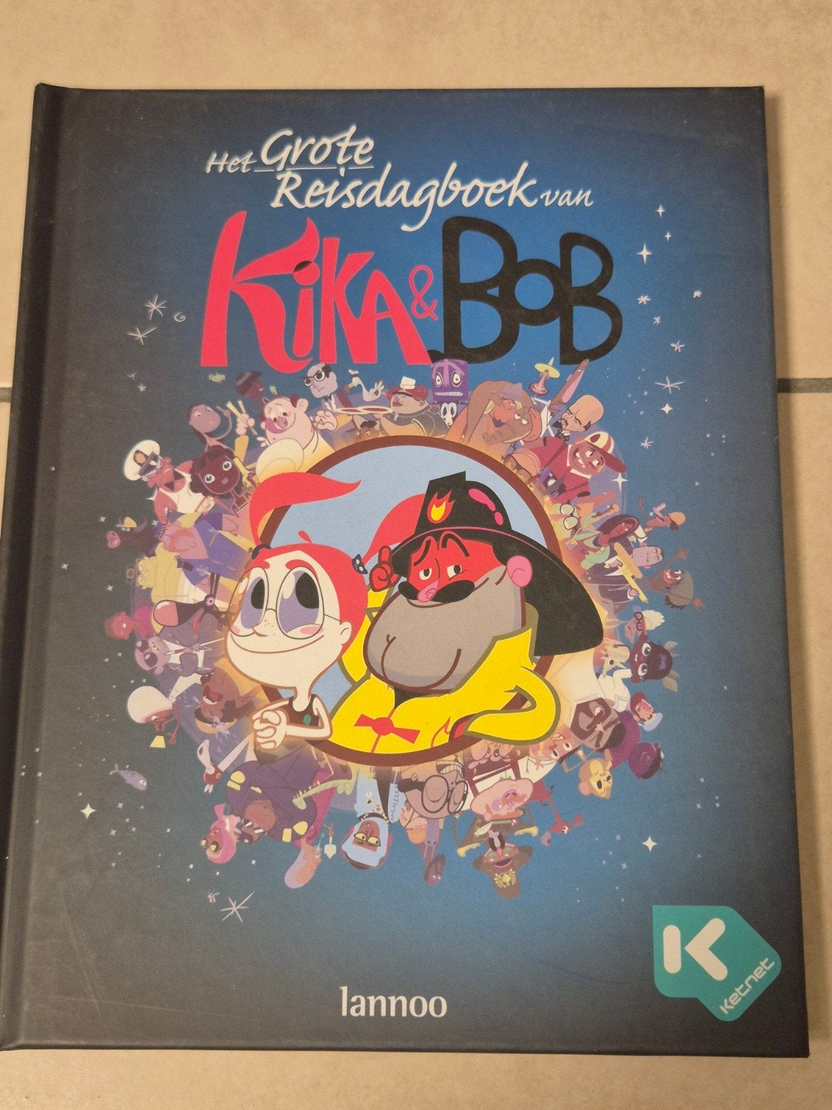 Het Grote Reisdagboek van Kika & Bob - Lannoo, Ophalen of Verzenden, Zo goed als nieuw