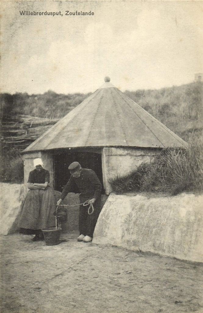 Willebrordusput, Zoutelande - klederdracht - ongelopen, Verzenden, 1920 tot 1940, Ongelopen, Zeeland