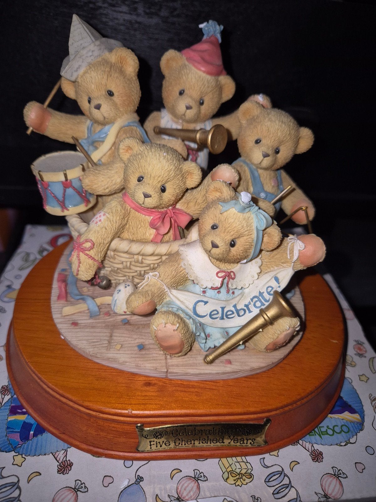 Cherished Teddies: Strike Up The Band - Limited Edition, Verzamelen, Ophalen of Verzenden, Gebruikt, Beeldje, Cherished Teddies