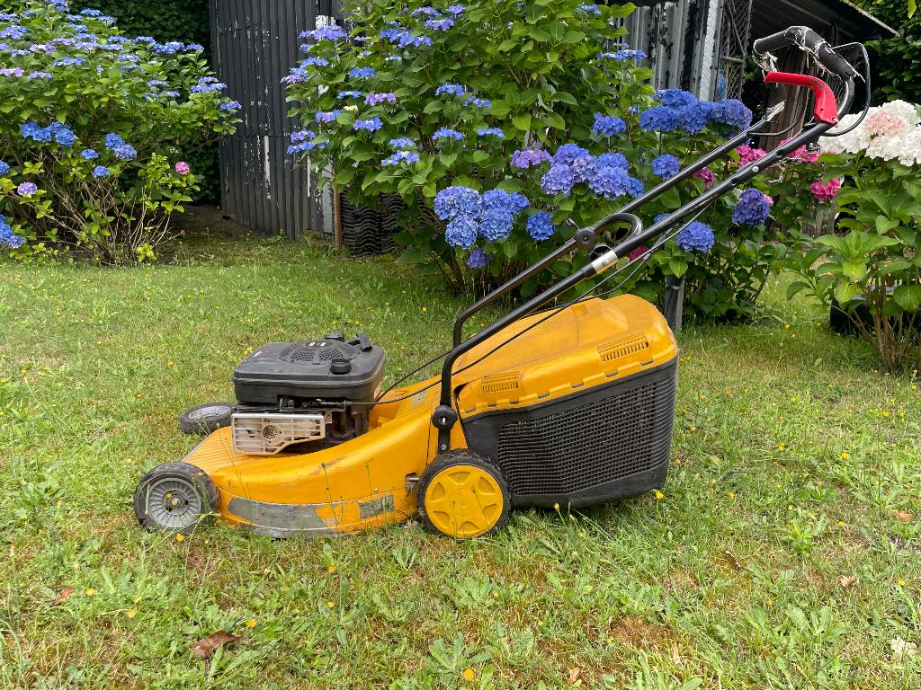 Stiga Combi 55S 55 S Grasmaaier Benzine Briggs & Stratton, Tuin en Terras, Grasmaaiers, Gebruikt, Benzine-grasmaaier, 50 cm of meer