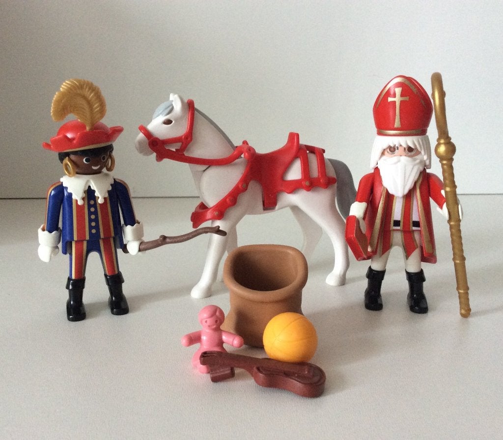 playmobil 4893 sint en piet, Gebruikt, Complete set, Ophalen of Verzenden, Figuren