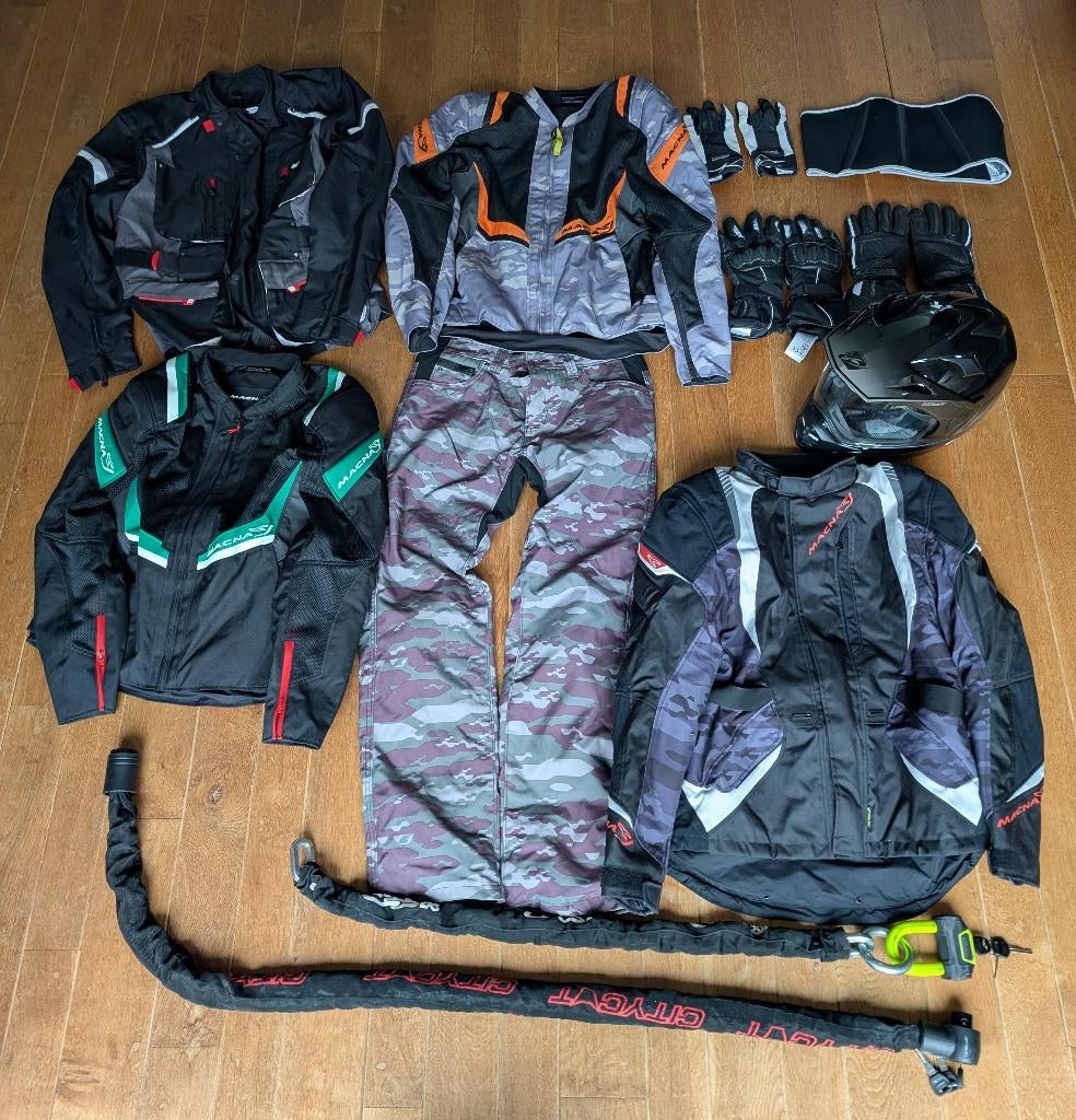 Complete quad of motocross uitrusting; kleding, helm, sloten, Motoren, Kleding | Motorkleding, Ophalen, Tweedehands, Overige typen