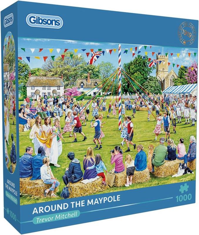 Gibsons - Around the Maypole - 1000 stukjes, Hobby en Vrije tijd, Denksport en Puzzels, Ophalen of Verzenden, 500 t/m 1500 stukjes