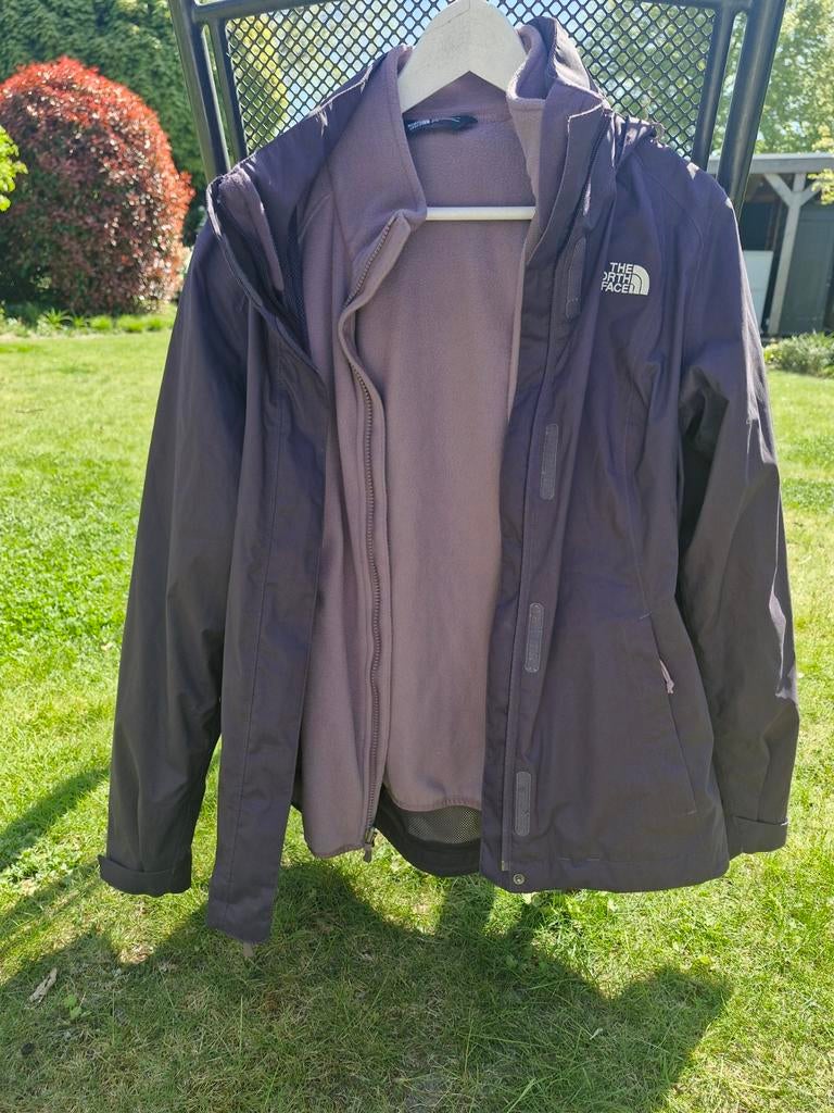 The North Face Dames Jack met Fleece Voering, Maat 38/40 (M), Paars, Ophalen of Verzenden, Zo goed als nieuw