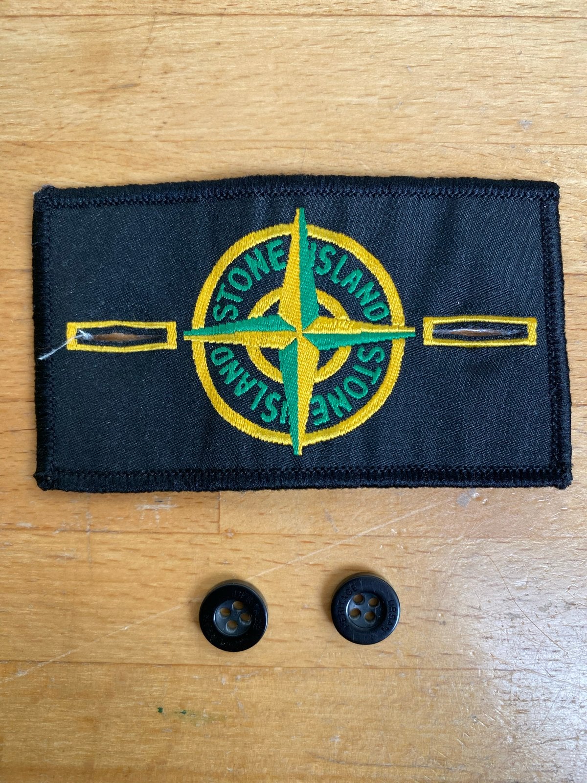 Stone Island patch met knopen, Ophalen of Verzenden, Zo goed als nieuw, Overige applicaties
