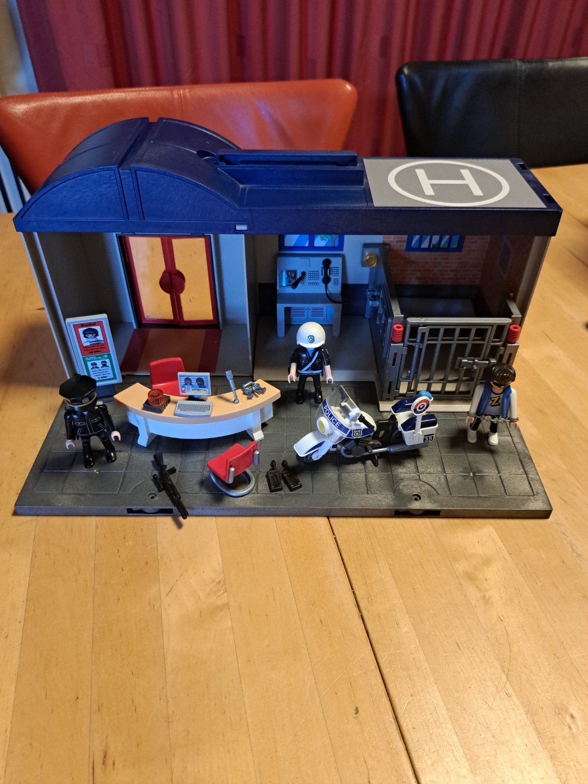Playmobil meeneempoltie buro, Ophalen of Verzenden, Zo goed als nieuw