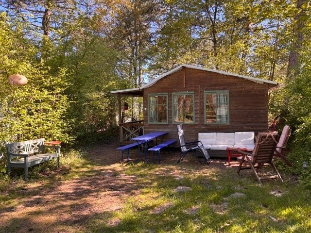 houten huisje te huur op Camping Bakkum