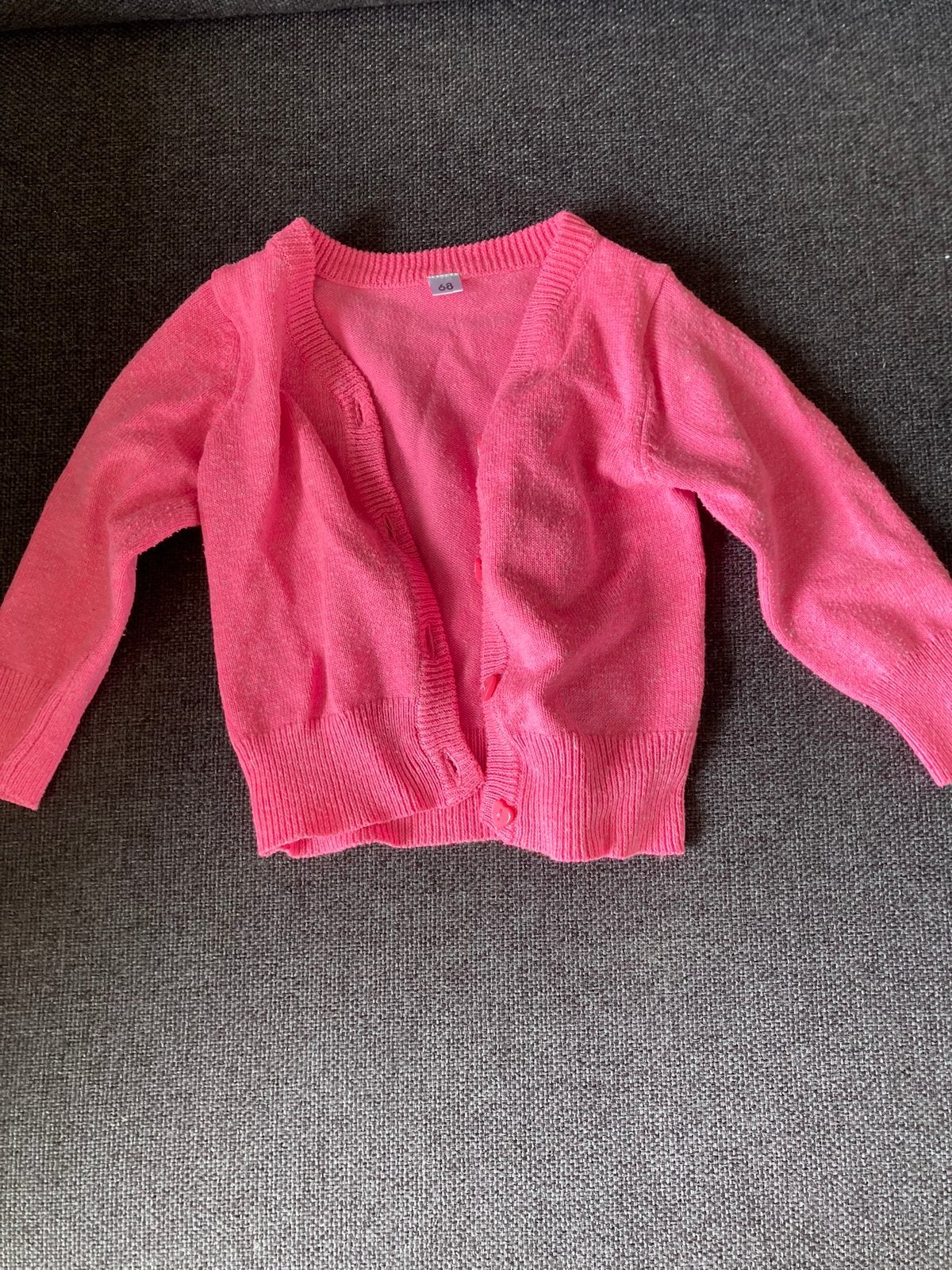 Roze vestje maat 68, Ophalen of Verzenden, Zo goed als nieuw, Meisje, Truitje of Vestje