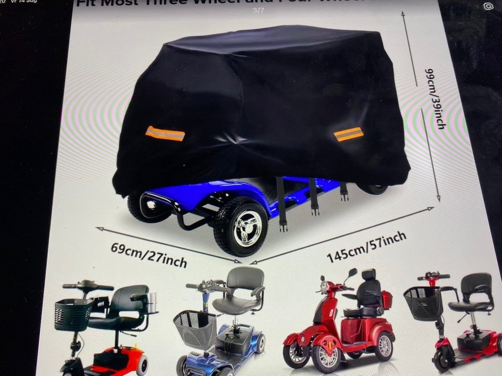 Beschermhoes voor scootmobiel, Ophalen, Nieuw