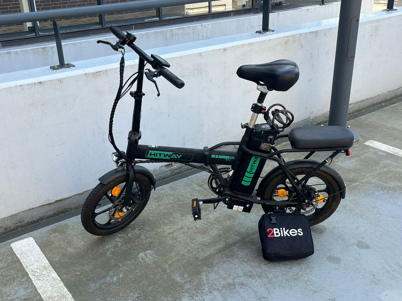 Hitway bk 5 vouwfiets zwart, Ophalen, Zo goed als nieuw