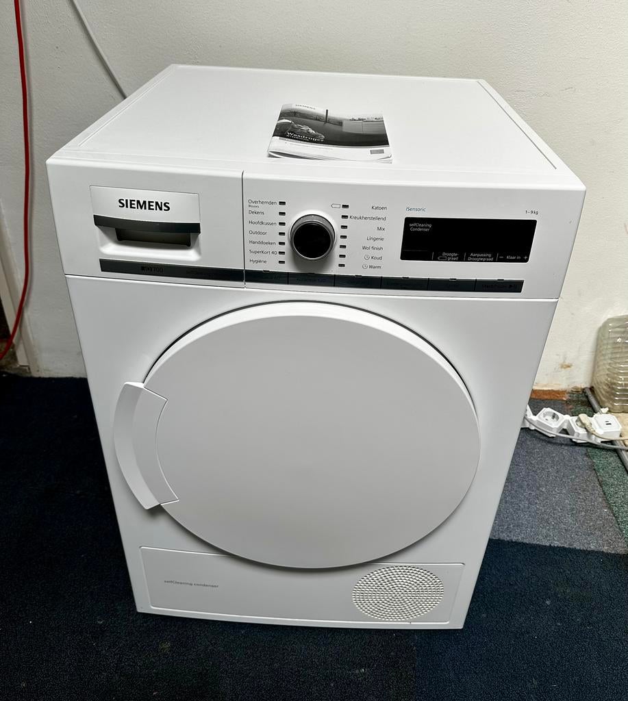 Jong! Siemens IQ 700 iSensoric warmtepompdroger 9kg A++class, Witgoed en Apparatuur, Minder dan 85 cm, Www.siemens.com, 8 tot 10 kg