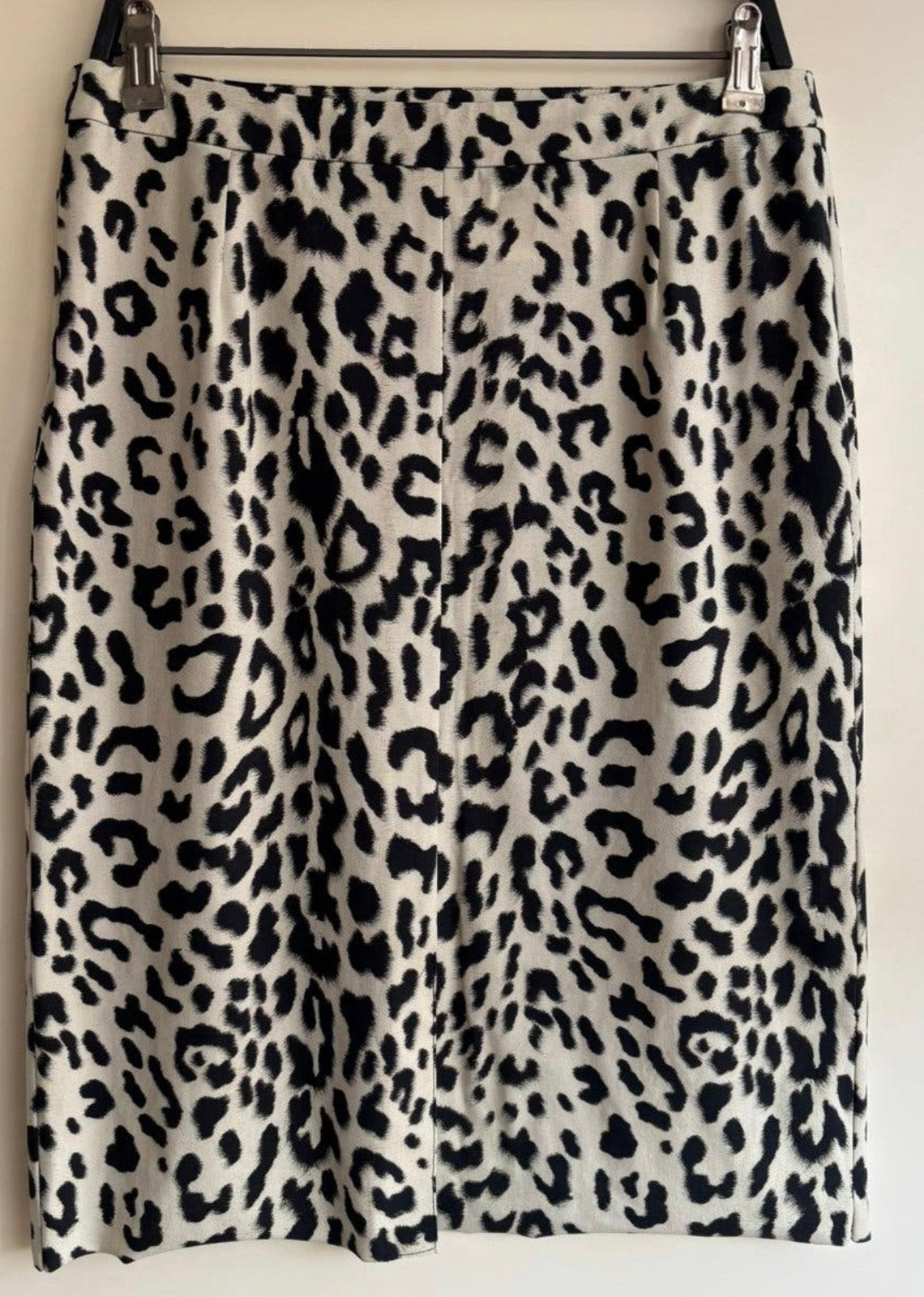 Irie Wash by Pauw zwart/witte kokerrok in pantermotief mt XL, Verzenden, Zwart, Maat 46/48 (XL) of groter, Zo goed als nieuw